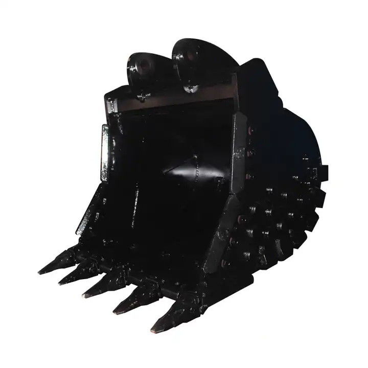 EX220 EX200 Εκσκαφέας Rock Bucket Heavy Duty Skid Steer Rock Grapple Fit Liebherr R317