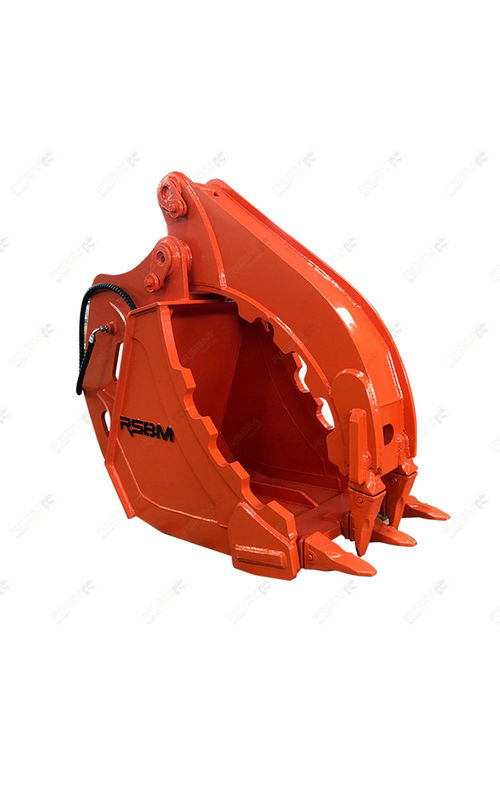 Ανθεκτικός χάλυβας Excavator Grab Bucket Οπταλτικός για τη διαλογή των συντρίμμων